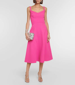 Emilia Wickstead Elvita crêpe midi dress