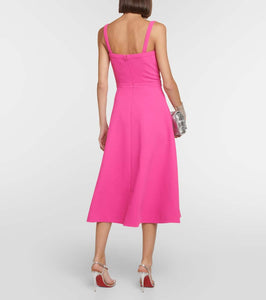 Emilia Wickstead Elvita crêpe midi dress