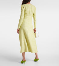 Emilia Wickstead Fara cotton-blend tweed midi dress