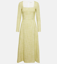 Emilia Wickstead Fara cotton-blend tweed midi dress. Emilia Wickstead Fara 棉混纺粗花呢中长连衣裙