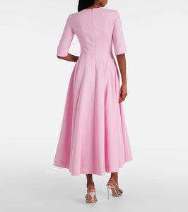 Emilia Wickstead Georgie wool midi dress