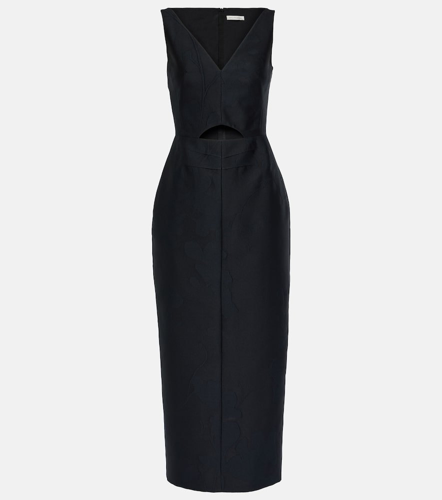Emilia Wickstead Illyse floral midi dress. Emilia Wickstead Illyse 花卉图案中长连衣裙