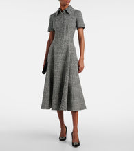 Emilia Wickstead Jody boucl√É¬© tweed cockail dress