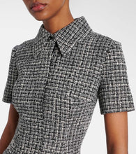 Emilia Wickstead Jody boucl√É¬© tweed cockail dress