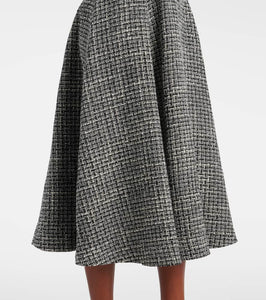 Emilia Wickstead Jody boucl√É¬© tweed cockail dress