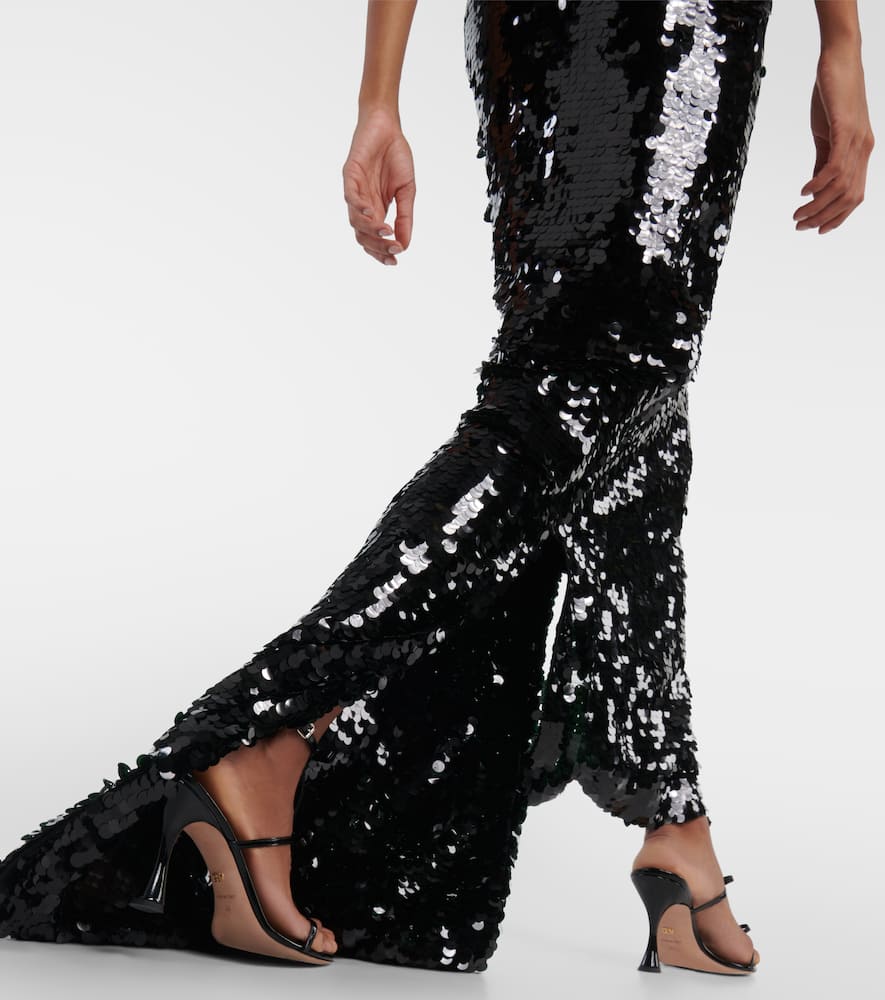 Emilia Wickstead Josiah strapless sequin gown