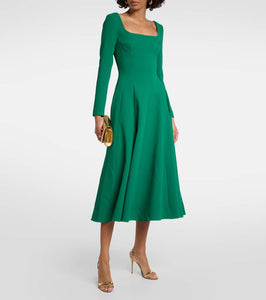 Emilia Wickstead Kylee crêpe midi dress