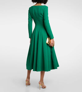 Emilia Wickstead Kylee crêpe midi dress