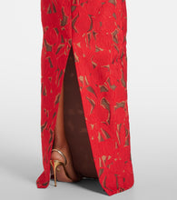 Emilia Wickstead Laelia jacquard corset dress