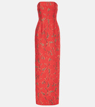 Emilia Wickstead Laelia jacquard corset dress. Emilia Wickstead Laelia 提花紧身胸衣连衣裙