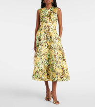 Emilia Wickstead Madi floral twill midi dress