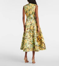 Emilia Wickstead Madi floral twill midi dress
