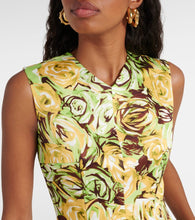 Emilia Wickstead Madi floral twill midi dress