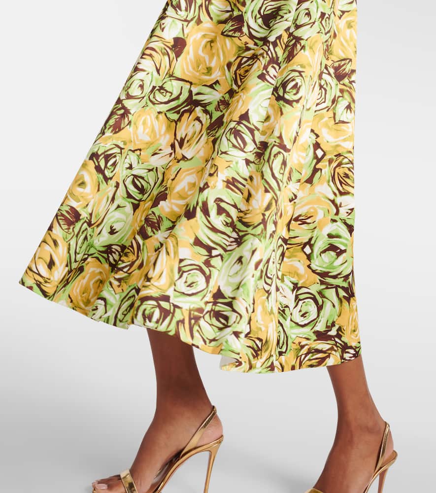 Emilia Wickstead Madi floral twill midi dress