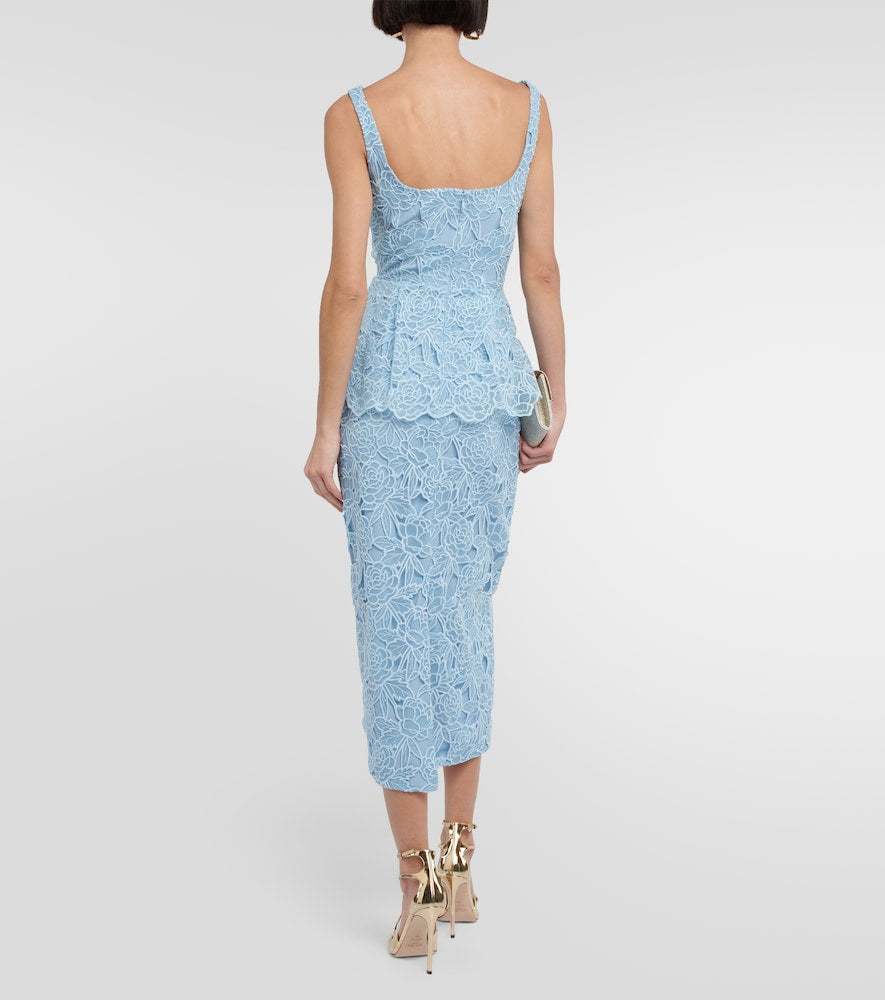 Emilia Wickstead Maesa lace midi dress