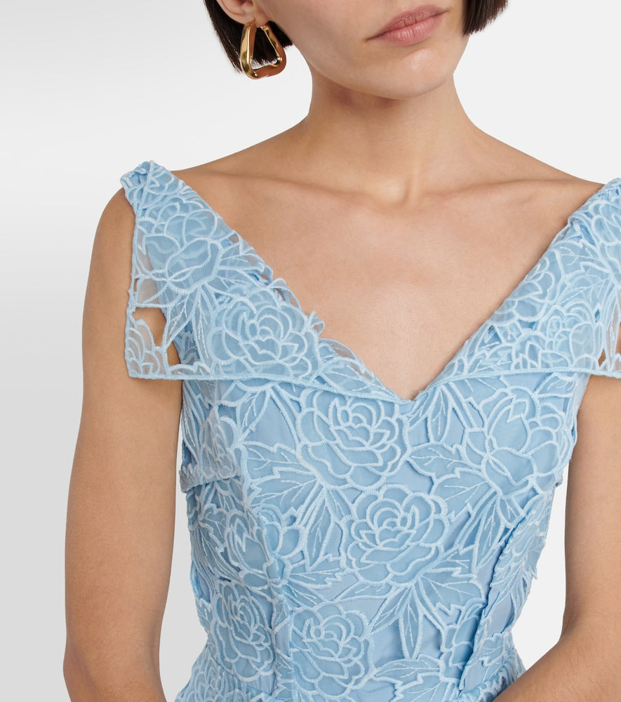 Emilia Wickstead Maesa lace midi dress