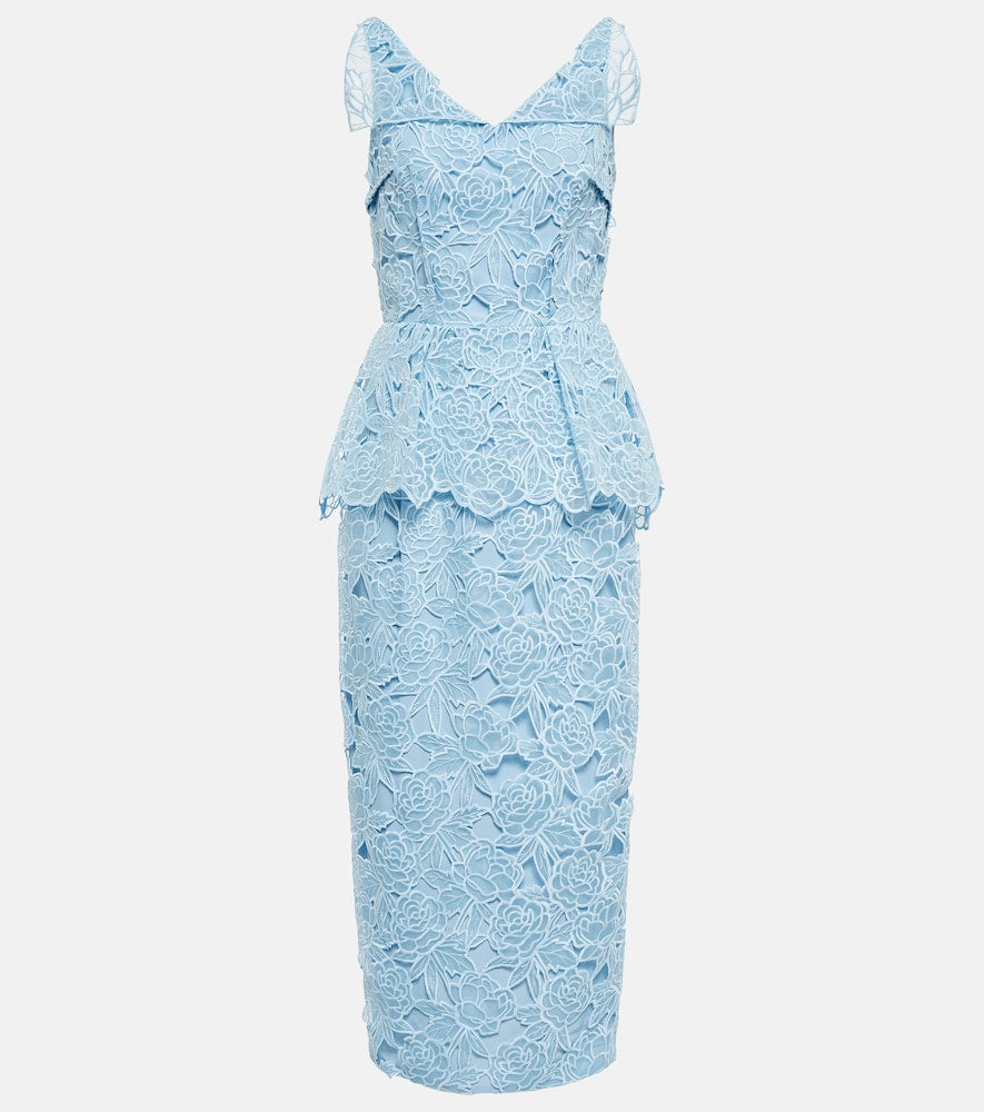 Emilia Wickstead Maesa lace midi dress. Emilia Wickstead Maesa 蕾丝中长连衣裙