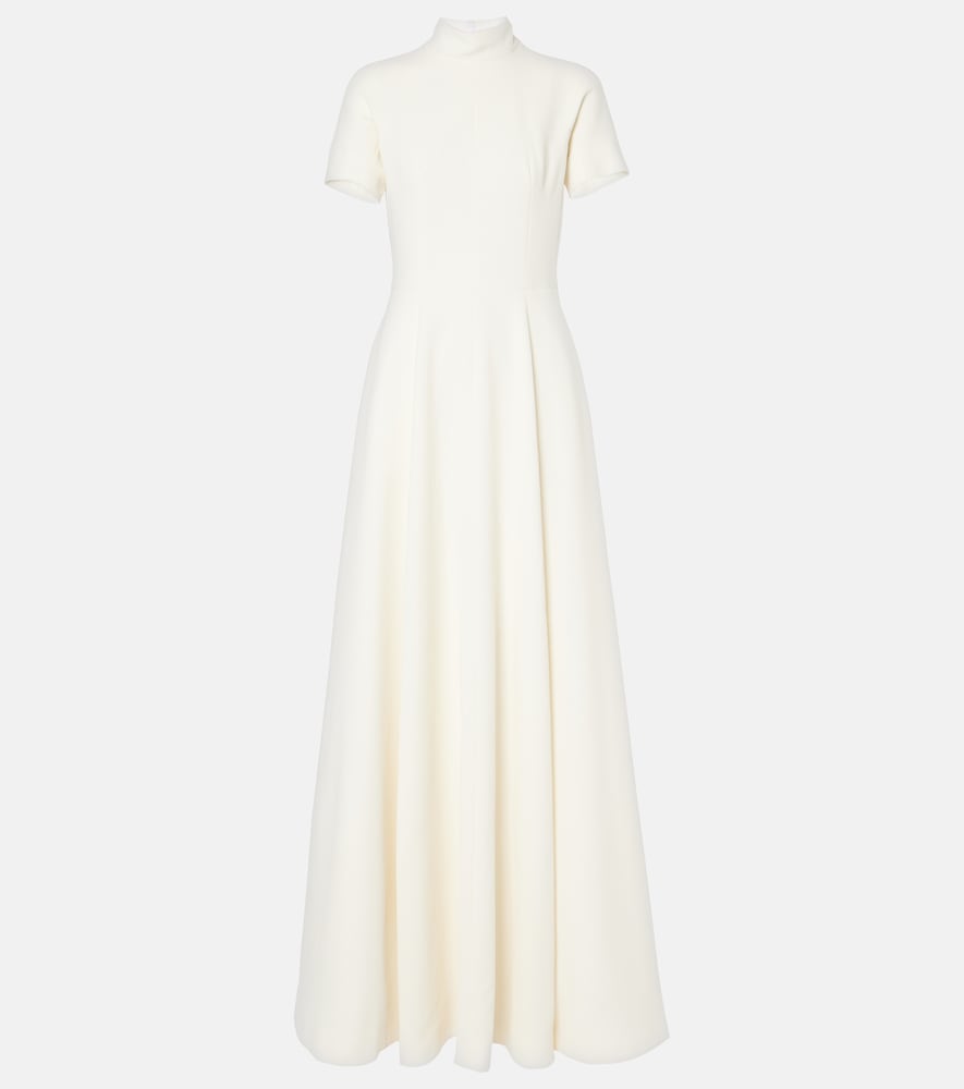 Emilia Wickstead Malinda high-neck gown. Emilia Wickstead Malinda 高领礼服