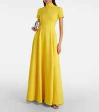 Emilia Wickstead Malinda wool Crêpe gown