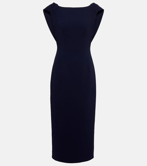 Emilia Wickstead Maliya crêpe midi dress