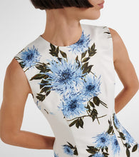 Emilia Wickstead Mara floral taffeta faille midi dress