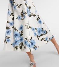 Emilia Wickstead Mara floral taffeta faille midi dress