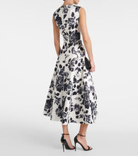 Emilia Wickstead Mara floral twill midi dress