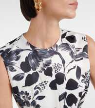 Emilia Wickstead Mara floral twill midi dress