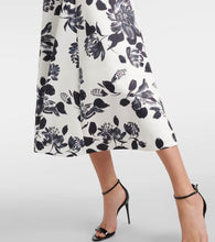 Emilia Wickstead Mara floral twill midi dress