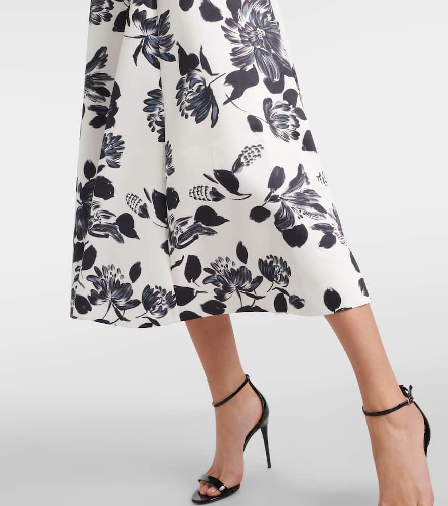 Emilia Wickstead Mara floral twill midi dress