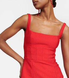 Emilia Wickstead Martel cloqu√É¬© midi dress