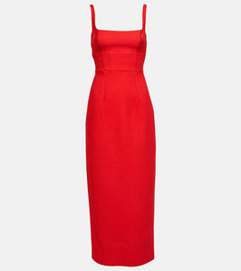 Emilia Wickstead Martel cloqu√É¬© midi dress
