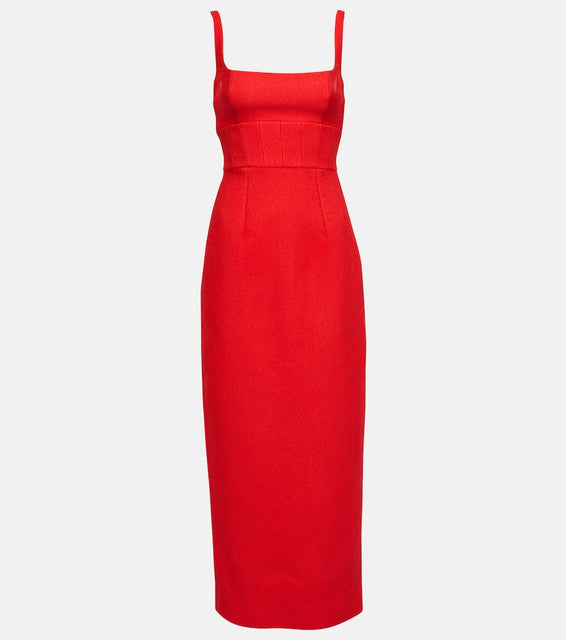 Emilia Wickstead Martel cloqu√É¬© midi dress