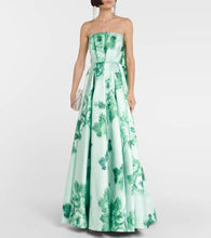 Emilia Wickstead Merope strapless floral gown