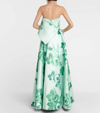 Emilia Wickstead Merope strapless floral gown