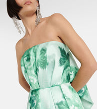 Emilia Wickstead Merope strapless floral gown