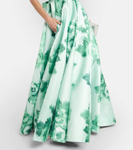 Emilia Wickstead Merope strapless floral gown