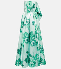Emilia Wickstead Merope strapless floral gown