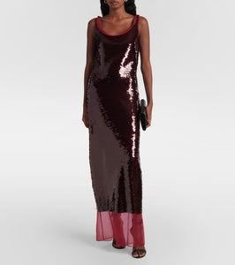 Emilia Wickstead Nehemia sequined layered gown