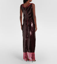 Emilia Wickstead Nehemia sequined layered gown