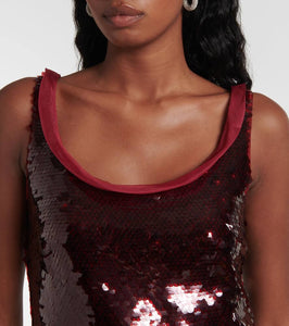 Emilia Wickstead Nehemia sequined layered gown