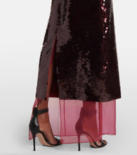 Emilia Wickstead Nehemia sequined layered gown