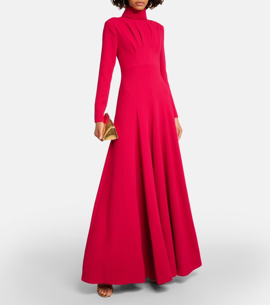 Emilia Wickstead Oakley pleated  maxi dress