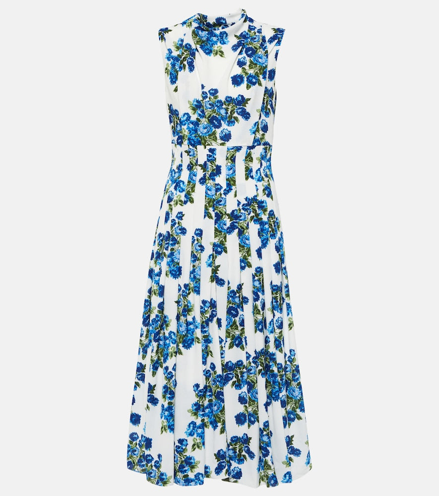 Emilia Wickstead Rosita floral  midi dress. Emilia Wickstead Rosita 花卉中长连衣裙