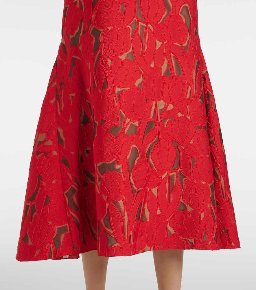 Emilia Wickstead Seneca lace midi dress