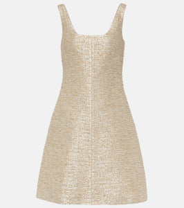 Emilia Wickstead Tibby jacquard tweed minidress