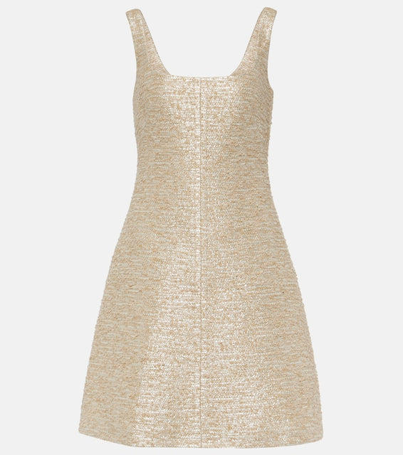 Emilia Wickstead Tibby jacquard tweed minidress