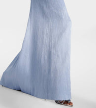Emilia Wickstead Uriela plisse√å¬Å satin gown