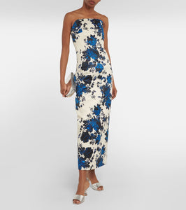 Emilia Wickstead Yulie floral taffeta midi dress