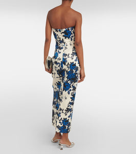 Emilia Wickstead Yulie floral taffeta midi dress